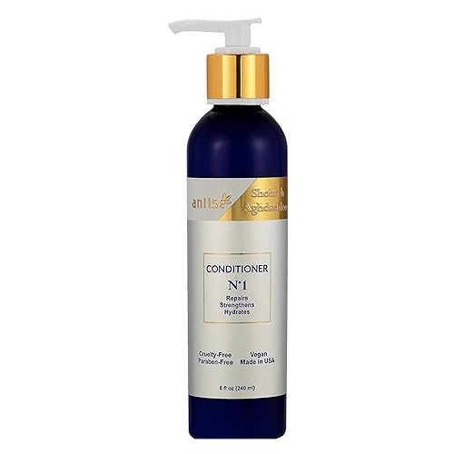 Shohreh Aghdashloo by Aniise Conditioner No. 1 Humedad diaria para cabello normal a seco, rico en calidad profesional, fortalecimiento saludable y