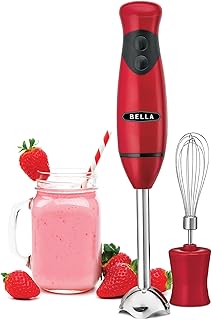 bella Hand Blender with Blender Attachment.Quickly prepare sauces, soups, smoothies and dips, BPA free, easy to clean, sta…