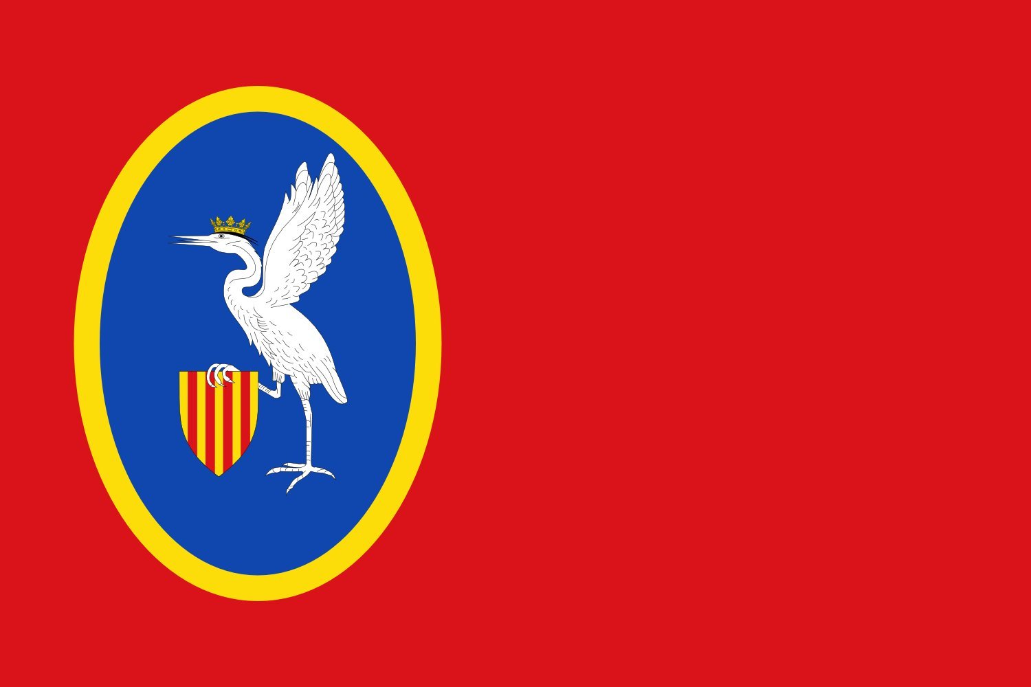 Drapeau XL Cuerlas Zaragoza Espagne grand format de tradition