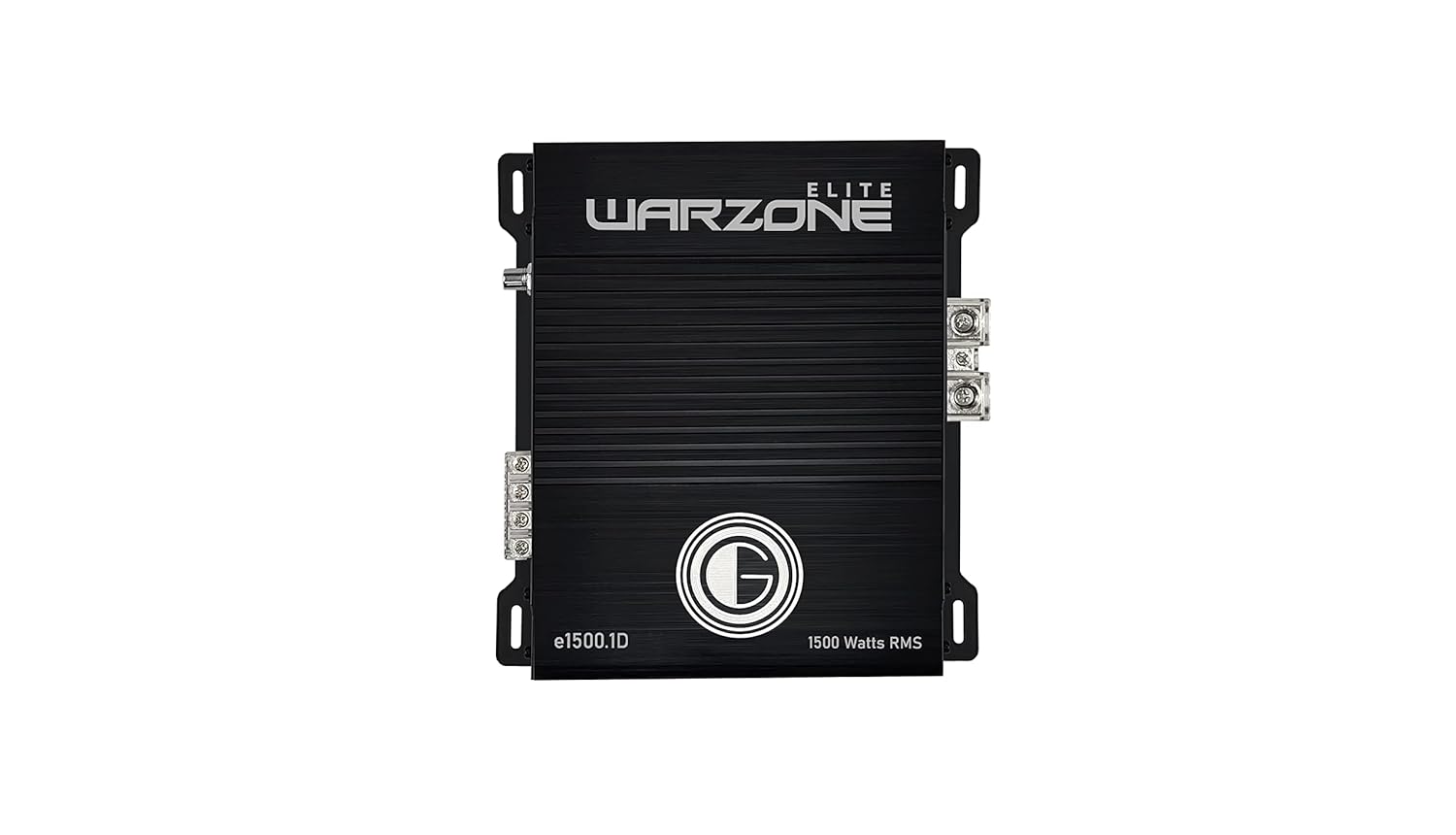 Gravity Audio E1500.1D Warzone 1500W True RMS Car Amplifier Class D Amp 1/2/4 Ohm Stable with Remote Sub Control with 1 Year Full Replacement Warranty Bundle