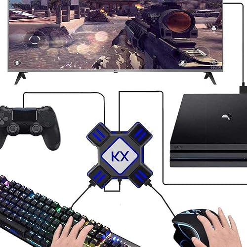 Miniatura 3 de JZW-Shop Convertidor de teclado y mouse para PS4N-SwitchPS3Xbox One convertidor adaptador de teclado USB para mouse