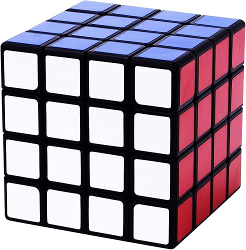 IRRDFO Cubo de velocidad 4x4 cubo de 4x4 rompecabezas negro