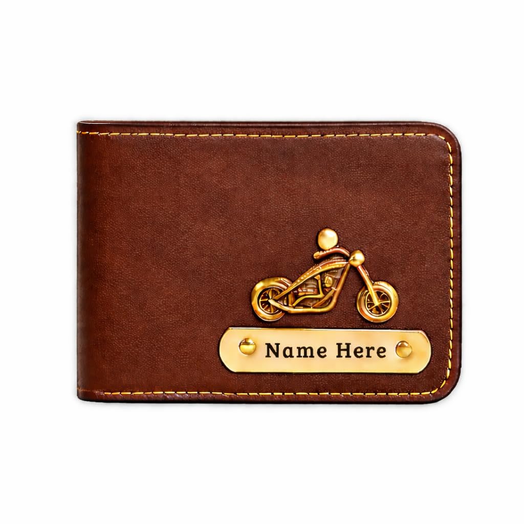 SCPmarts Premium Customized Wallet for Men with Name & Charm – Stylish Personalized Wallet with Multiple Card Slots & Durable Finish – Ideal Gift for Birthday, Anniversary (Brown)-image-34