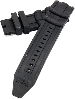 Replacement Black Rubber Watch Strap Band for Invicta Men's 6977 Pro Diver Collection
