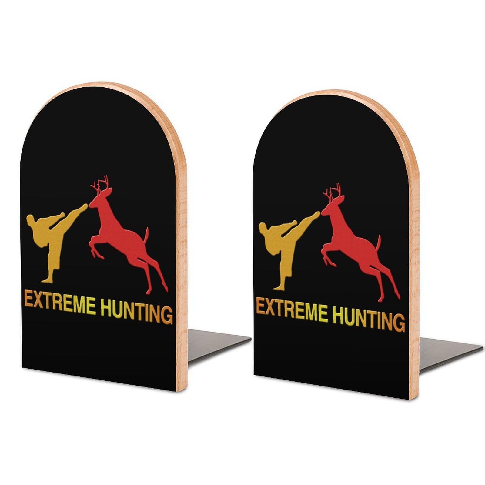 Fuck It I'm Going Hunting Book Ends for Shelves Bookends Bookshelf Holder Stand Books Stopper Home Office Decor
