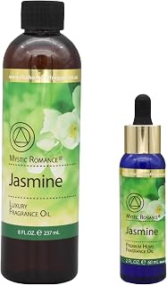 The Home of Fragrances - Set of 2 Bottles of Fragrance Oils - 2oz & 8oz (Jasmine)