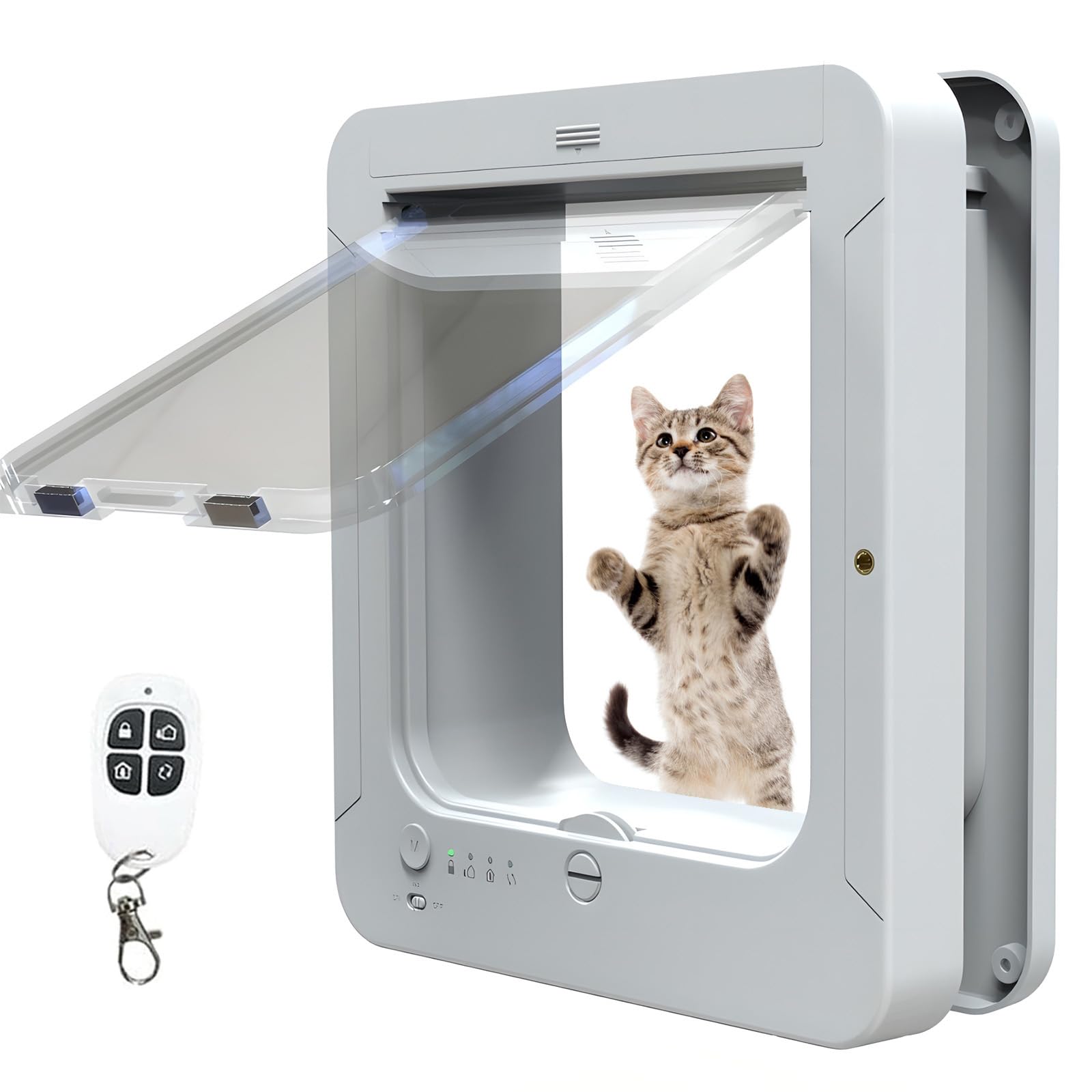Porte de chat microchip automatique pour la tranquillité de la maison