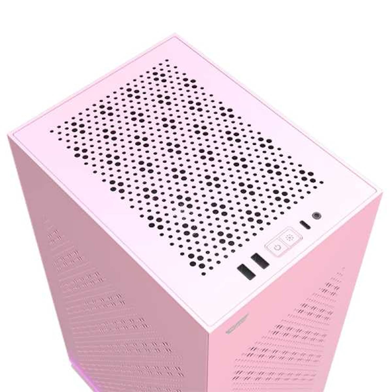Amazon | ダークフラッシュ(Darkflash) mini-ITX PCケース DLH21 PINK