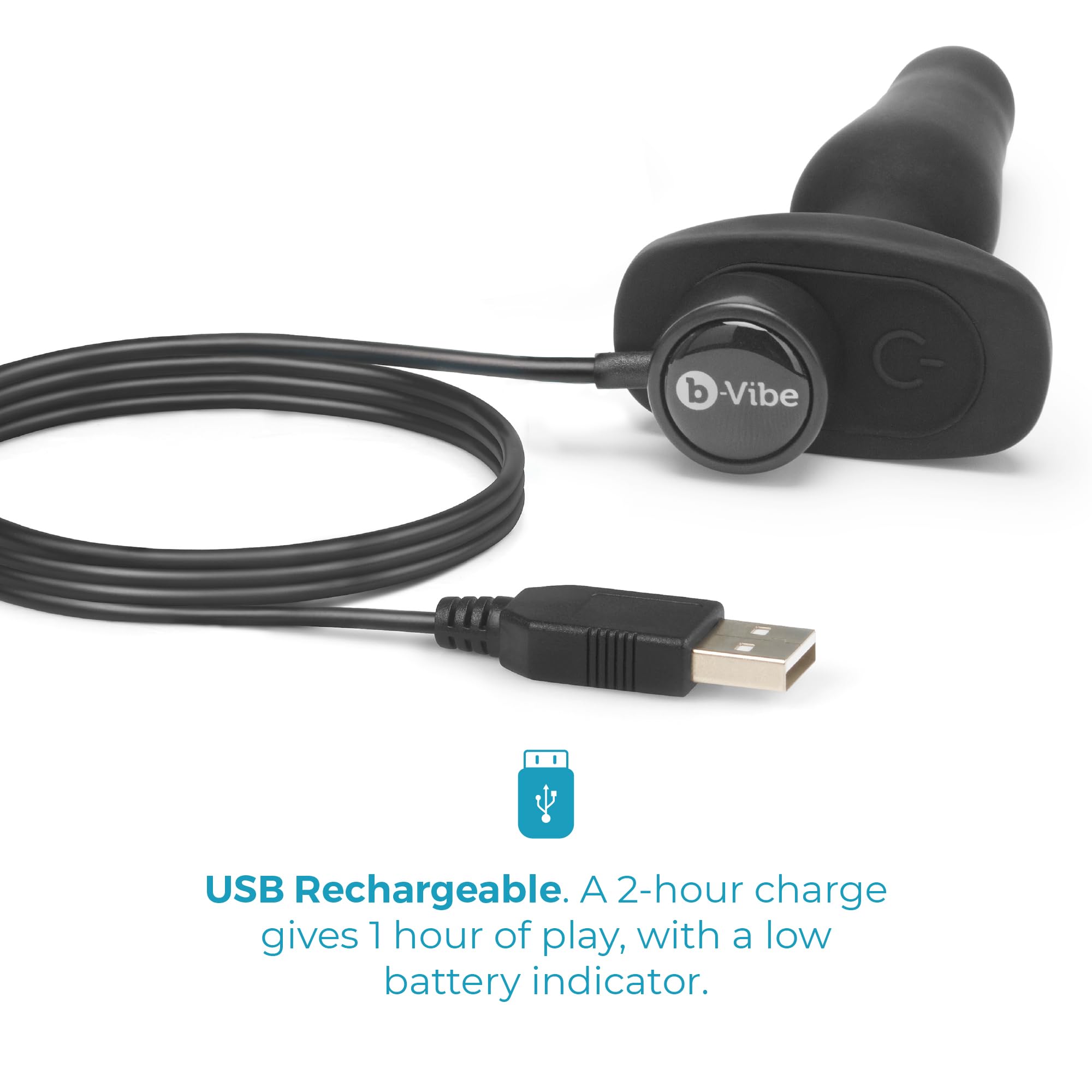 B-Vibe - Novice Remote Control Plug Black