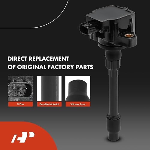 Miniatura 3 de A-Premium Juego de 4 bobinas de encendido y bujías de iridio compatibles con Honda CR-V CRV 2017-2020, Civic 2017-2020, 1.5L