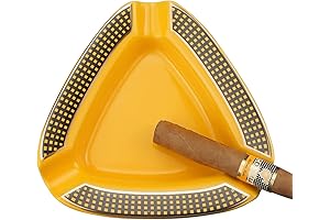 Triangle Cigar Ashtray - The Perfect Companion for Your Outdoor Patio