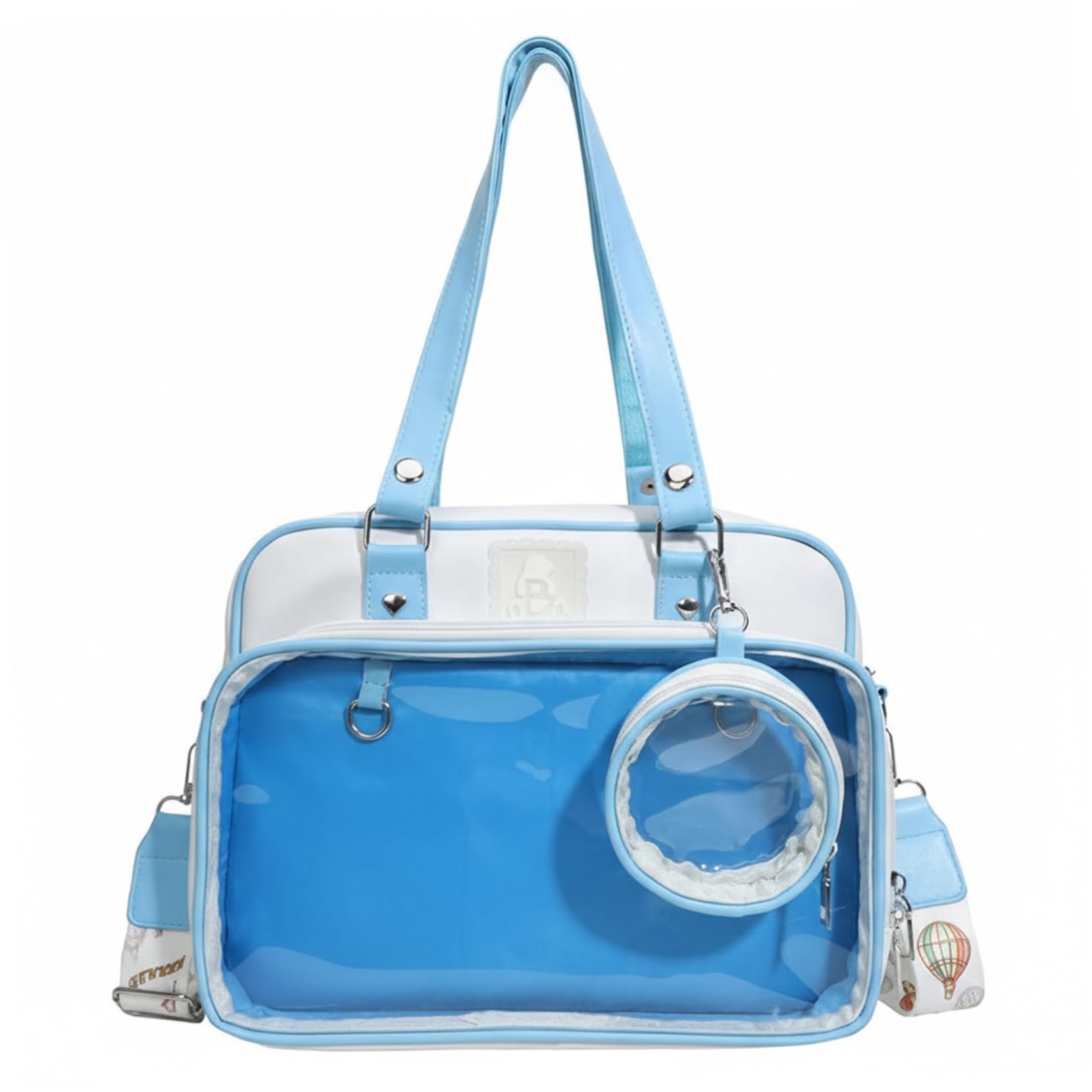 Sac Ita bleu à bandoulière réglable et capacité messager