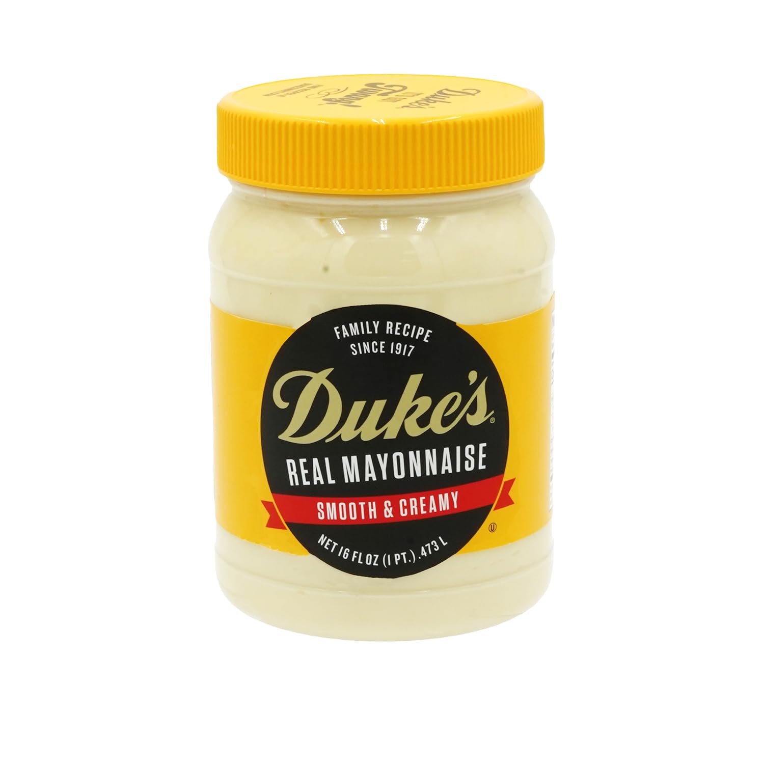 Duke’s Real Mayonnaise Jar – Original Smooth & Creamy Taste, 16 Ounce (Pack of 1)