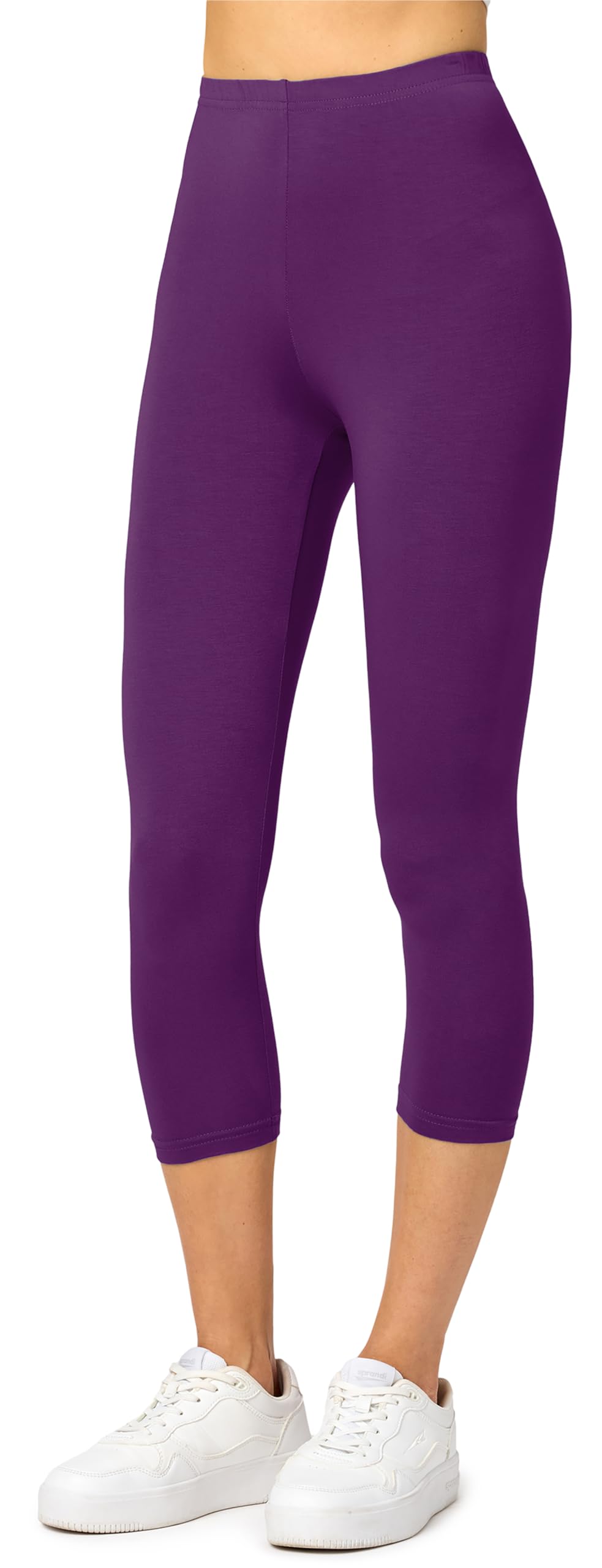 Merry Style Damen Leggings 3/4 Capri Leggings aus Viskose MS10-144