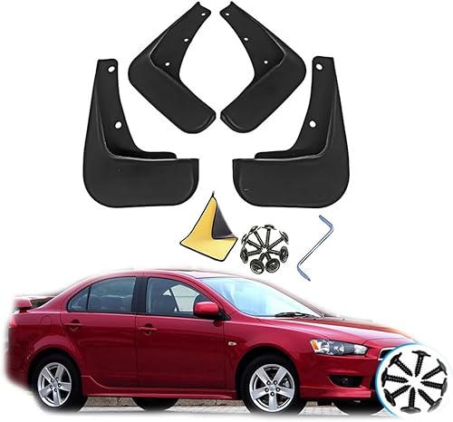 Guardabarros de coche para Mitsubishi Lancer EXsport 2010-2016 moldeados personalizados delanteros y traseros guardabarros protectores contra