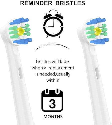 Miniatura 3 de Cabezales de cepillo de repuesto, compatibles con cepillo de dientes eléctrico Braun 3D White Oral-B - Paquete de 4