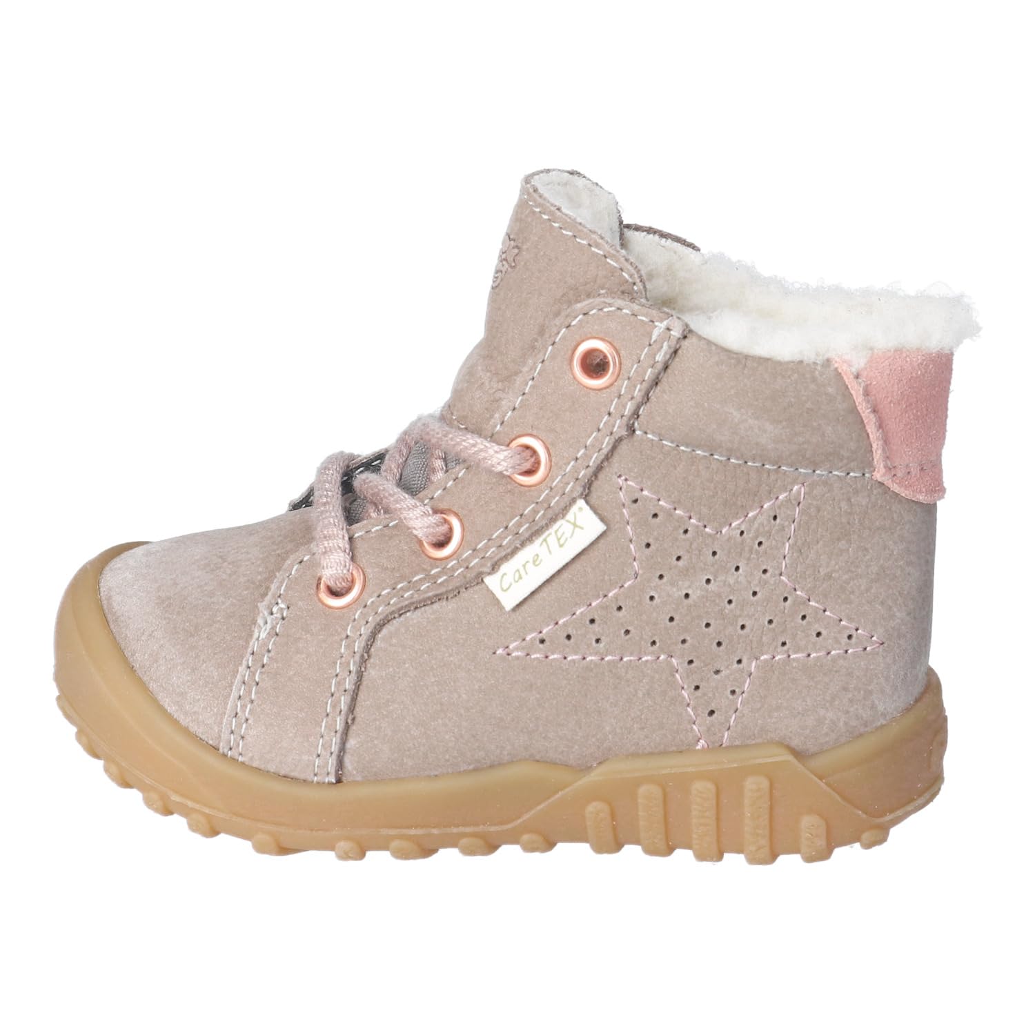 RICOSTA Mädchen und Jungen Stiefel Denny, Kinder Lauflernschuhe, Weite: Weit, CareTEX, terracare