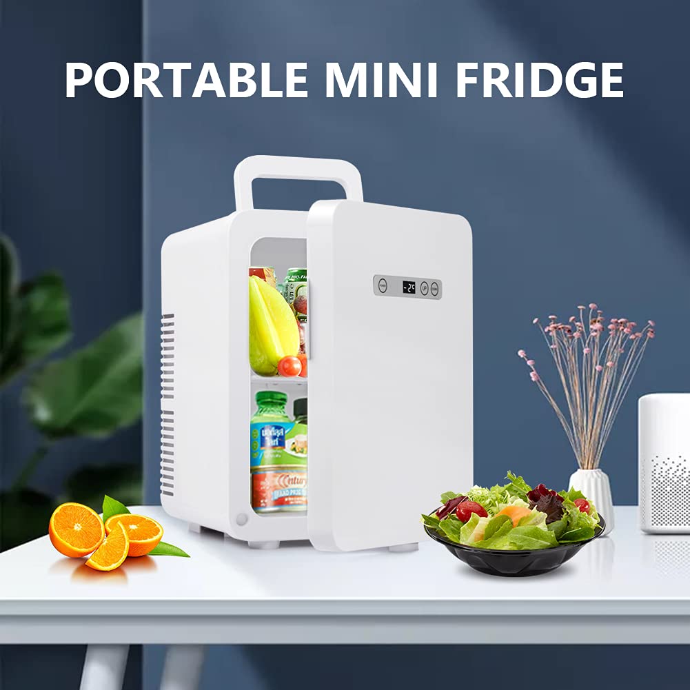 KERMEO Mini Fridge with Adjustable Temperature Control Skincare