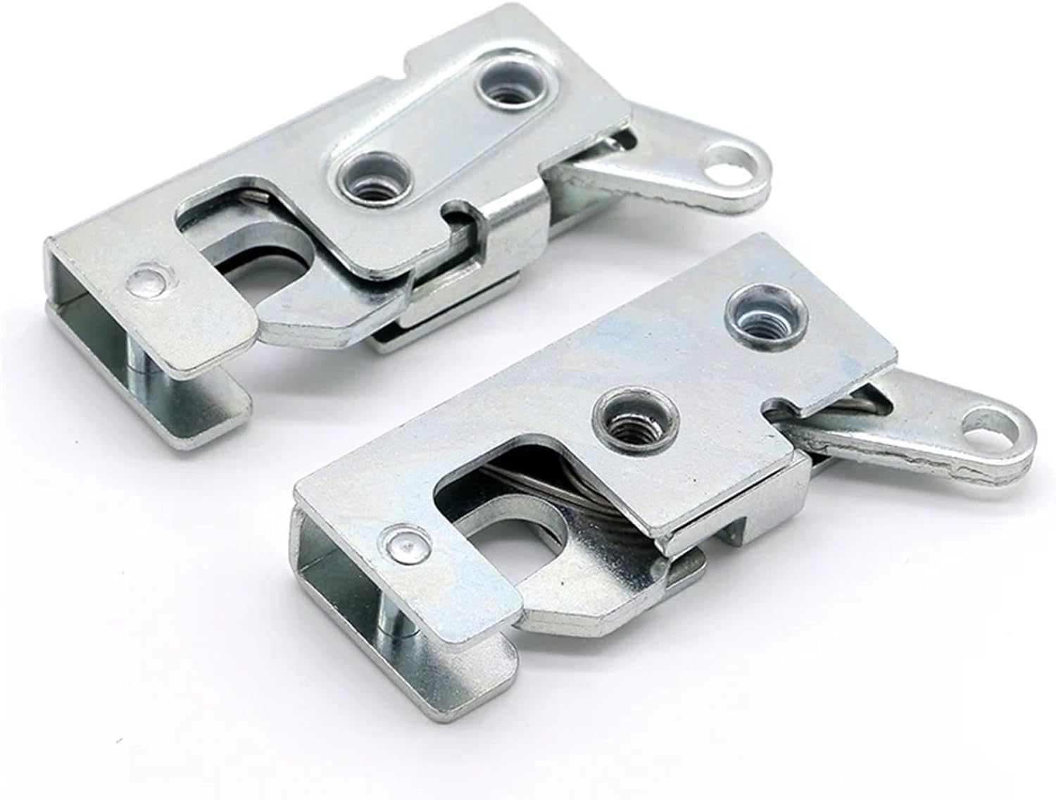 R4-10-12-601-10 Upward Drive Impact Closing Rotary Latch for Car Door Latch Lock 1Pcs(Silver)