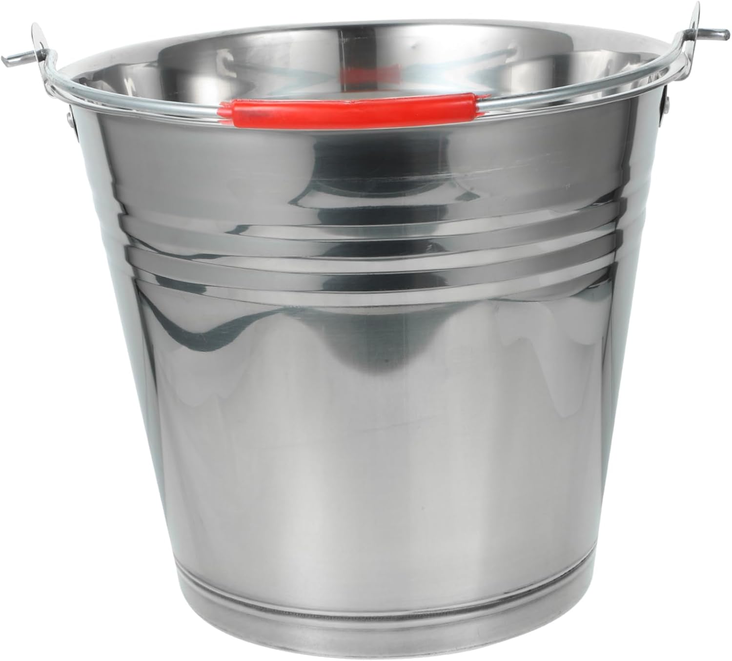 Stainless Steel Multipurpose Bucket Capacity Water Container for Home Use Easy to Clean and Carry for Milk Ice Daily Water Storage