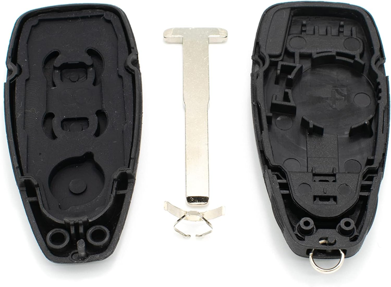 LadyCent 3 Buttons Car Remote Key Shell Cover Fob Case, for Ford Focus C-Max S-Max B-Max Mondeo Kuga Fiesta Galaxy 2012-2017