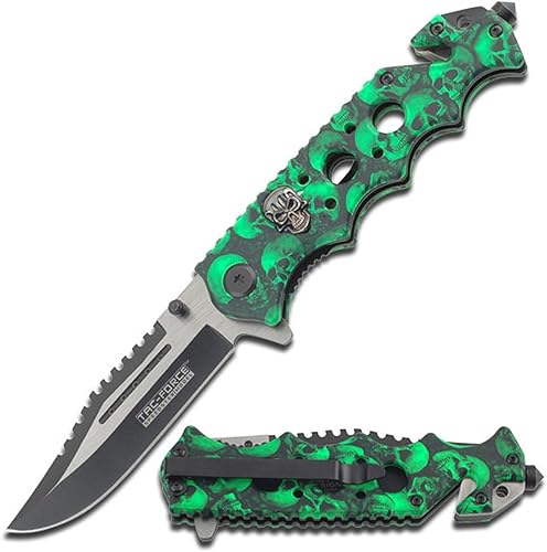 Vista 26 de Tac Force TF-809 Series Primavera Assist – Cuchillo plegable, hoja de Two-Tone, 4.5-inch cerrado Negro
