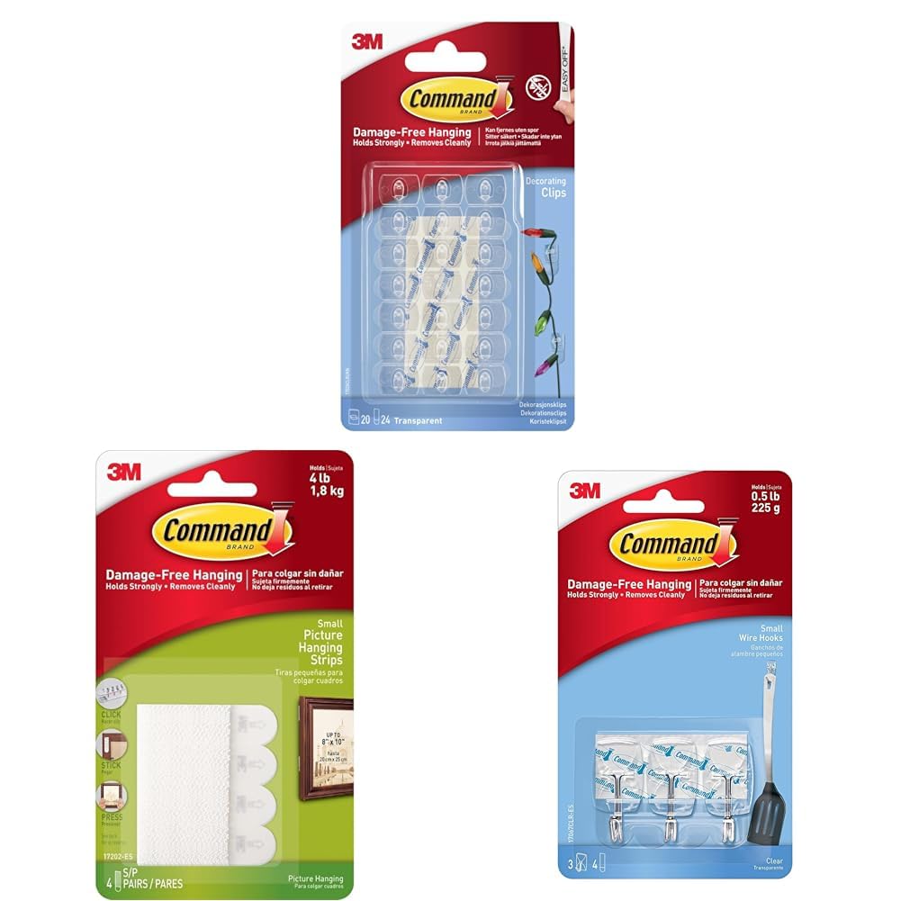 Command Plastic Clear Decorating & Organizing Wall Hooks, Holds Strongly, Reusable, Adhesive Hooks F (B0BC2CY4CN) Amazon Price History, Amazon Price Tracker