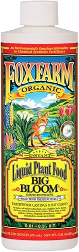 Miniatura 2 de Fox Farm Big Bloom Concentrado líquido  Botella de 16 onzas  Fox Farm Grow Big Liquid Concentrate  Botella de 16 oz  Fox Farm Tiger Bloom  Botella