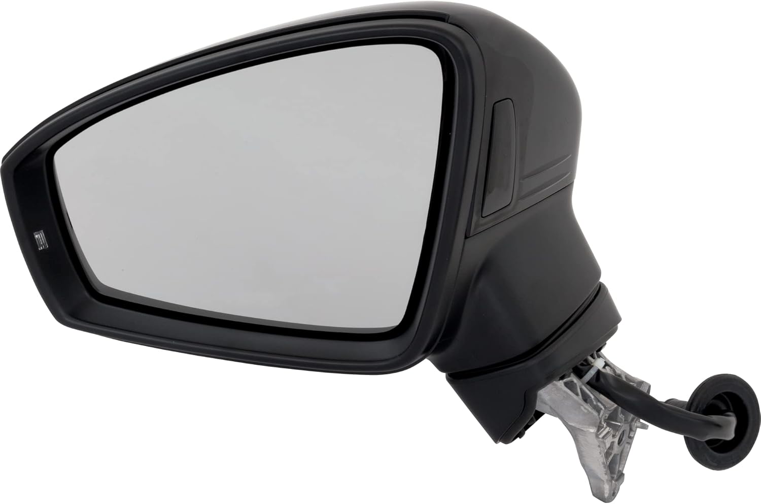 Garage-Pro Driver Side Power Heated Mirror for Volkswagen Tiguan 2018-2021 Manual Fold With Signal Light & Blind Spot Monitor; Without Memory & Puddle Lamp Paintable
