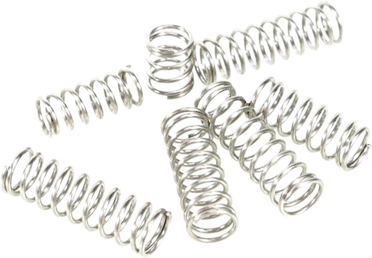 Amazon.co.jp: uxcell バネ 圧縮バネ 15mm 押しばね スプリング 圧縮ばね 304ステンレス コイルばね 外径6mm 線径1mm  圧縮長さ7.5mm 負荷37.2N 10個入り : 産業・研究開発用品 圧縮スプリング 線径2.0、外径12/15/16、ステンレス製圧縮バネ復帰圧バネ(15mm,16MM_2.0MM(5PCS))
