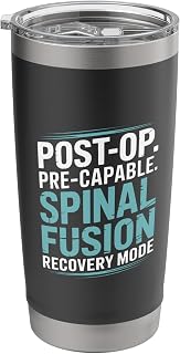 Back Surgery Post-Op Recovery Spinal Stenosis Stainless Steel Insulated Tumbler