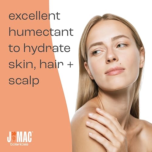 Miniatura 6 de J MAC BOTANICALS, Aceite de glicerina vegetal orgánico (botella de 16 onzas) Hidratante y suavizante, glicerina orgánica líquida natural 100% pura