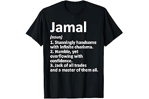 JAMAL Definition Best Personalized Funny Birthday Gift Idea T-Shirt