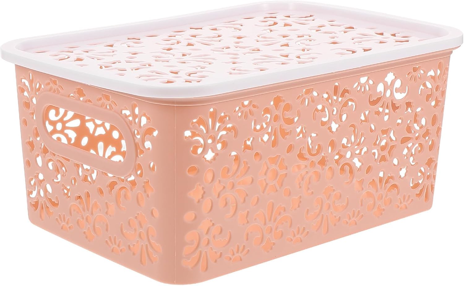Plastic Hollow Drawer Organizer Box with Lids for Sundries