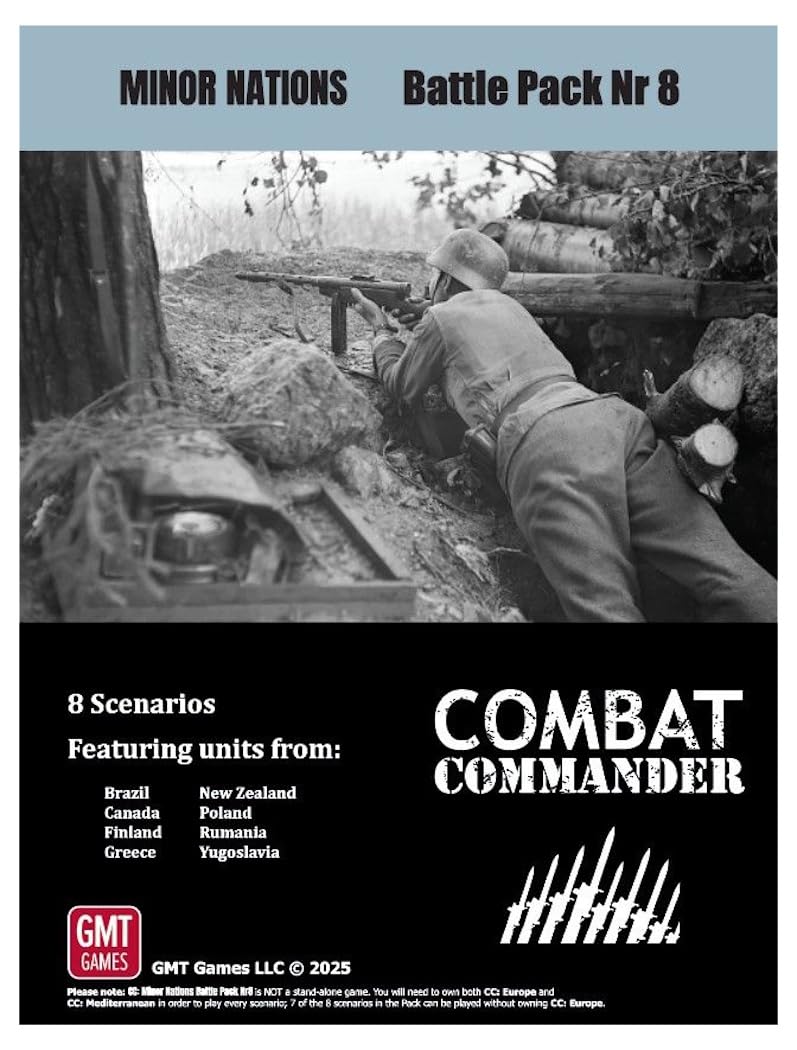GMT Games Combat Commander Battle Pack Nr 8, Minor Nations Expansion Pack Military Strategy Board Game, Bagged, for Adults, 18+
