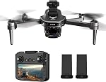 GT109 Mini Drone avec caméra pour adultes 4K HDR Vidéo, HD Contrôleur d'écran sous 249g, 3-Axis Gombal, 360 Évitement des obstacles, 5KM Transmission, AI Suivez-moi, tir vertical, QuickShots, GPS Retour automatique (voler plus Combo 60 Procès-verbal)