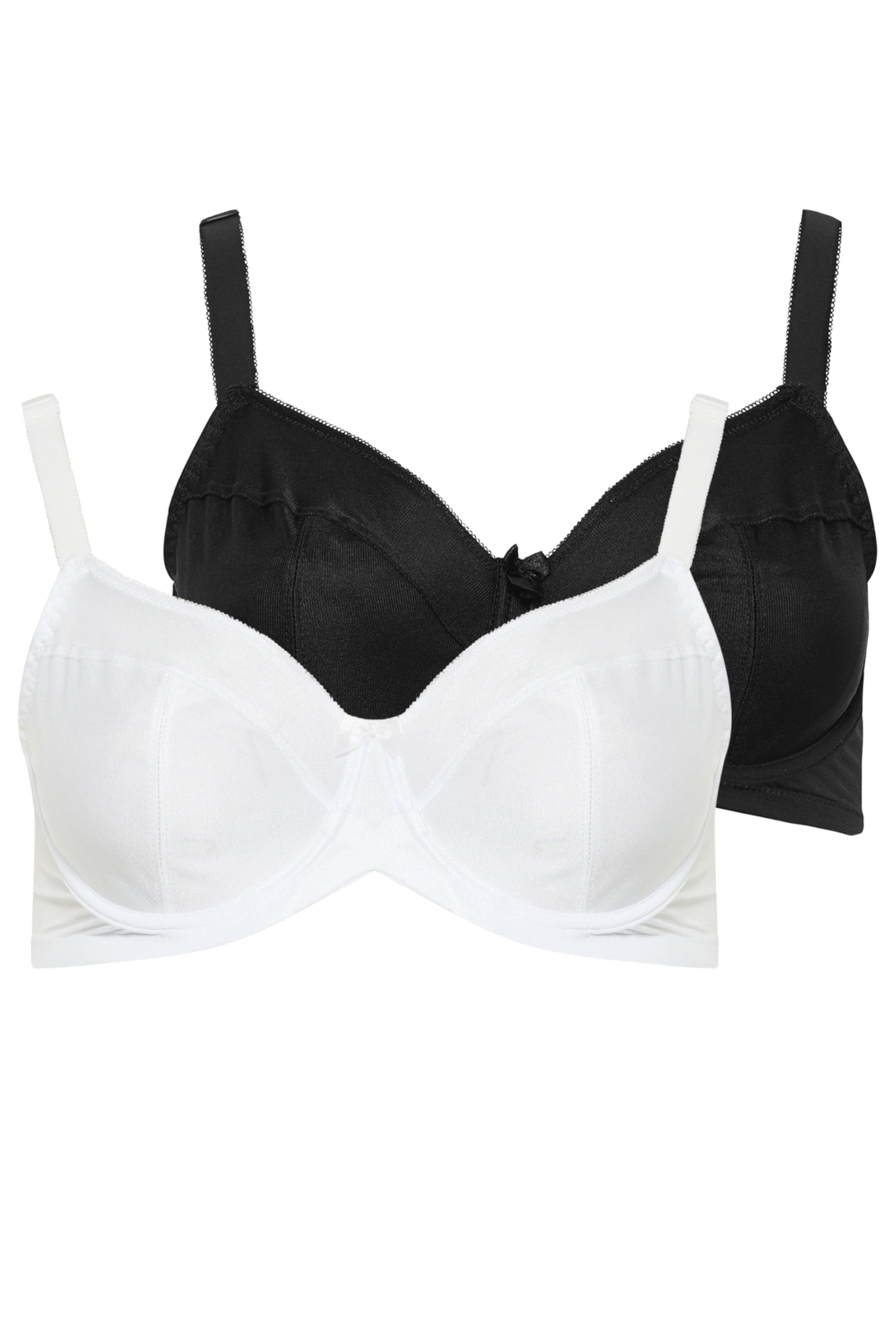 Yours Women's Multicolor 2 Pack Underwired Bras | Size: 48Dd