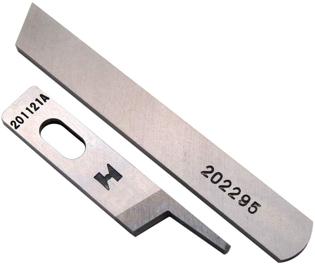 1 Set Upper Knife #201121A + Lower Knife #202295, for All Kinds of Over Lock Machine Suitable for M-700/M-800/M-900/747/757/MO3600-image-35
