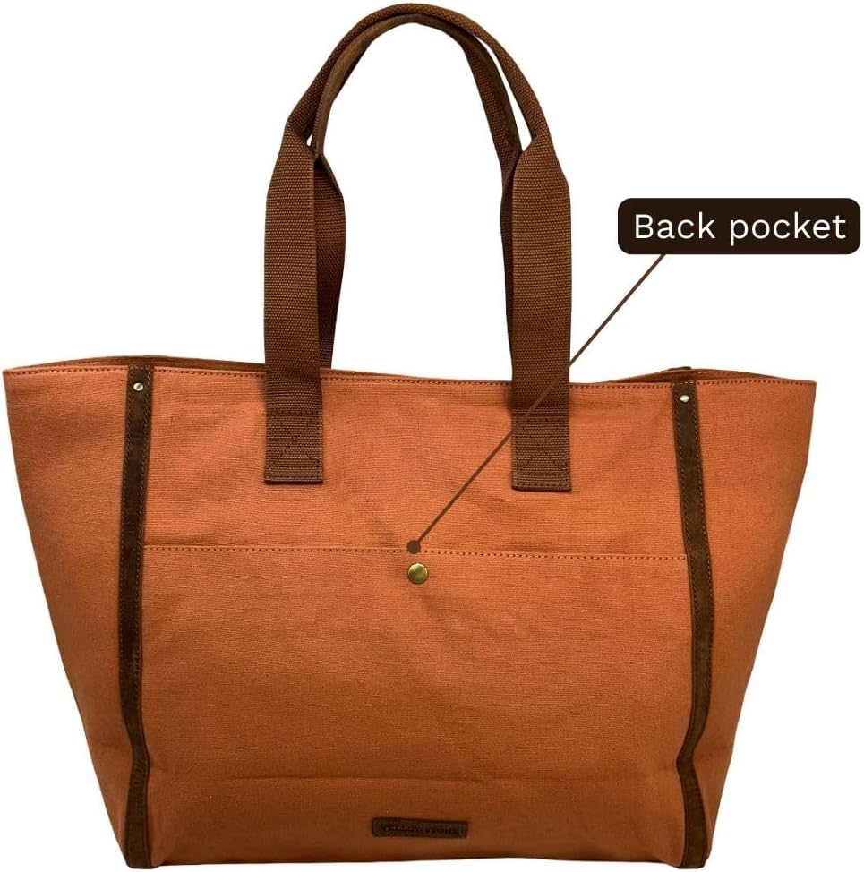 Myra Bag Western Canvas Weekender Bag for Women - Officially Licensed Yellowstone Overnight Travel Tote with Scarf - Image 4