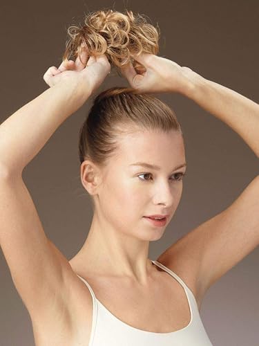 Miniatura 5 de Twist Curly Wrap Color Marrón Oscuro - Revlon Hairpiece Corto Rizos Sueltos Elásticos Cabello Envoltura Cola de Caballo Schrunchy Mujer Sintético