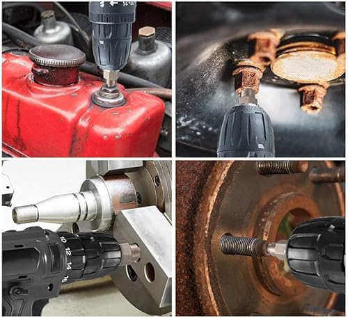 Panovos Screw Bolt Nuts Extractor Socket Set, 14 Pieces Impact Bolt & Nut Remover Set, Stripped Lug Nut Remover, Extraction Set For Removing Damaged, Frozen, Rusted, Rounded-Off Bolts, Nuts & Screws #TOP6