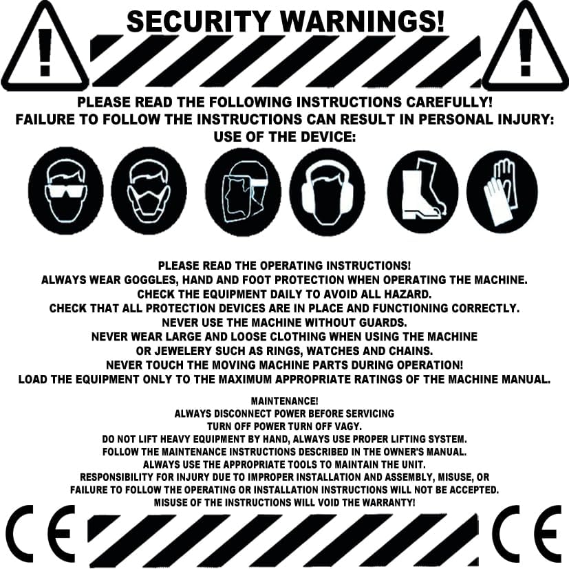 Security Warnings for Yato YT-82250 Soldering Iron