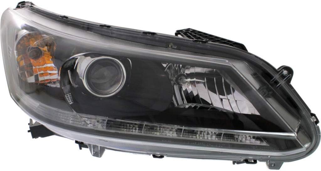 CarLights360: For 2013 2014 2015 Honda Accord Headlight Assembly Driver and Passenger Side DOT Certified w/Bulbs Replaces HO2502156 HO2503156 Vehicle Trim: 3.5L V6 3471cc; Sedan