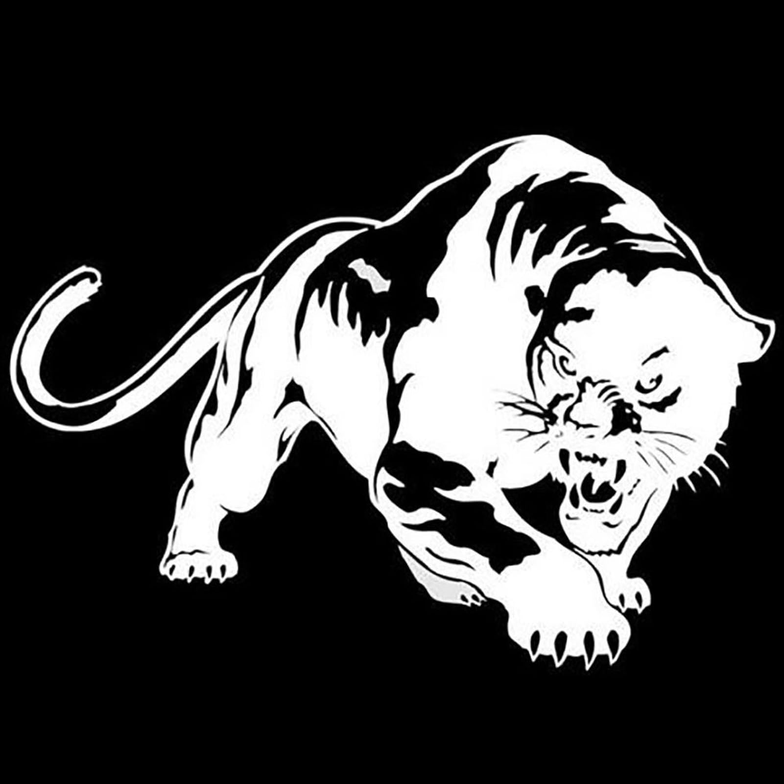 matumou Panther Car Vehicle Body Window Reflective Decals Sticker Decoration