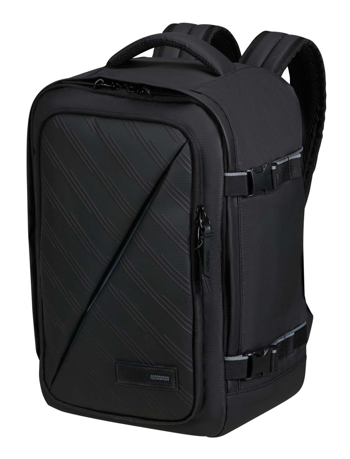 American Tourister Take2Cabin - Torba kabinowa Ryanair 25 x 20 x 40 cm, 24 L, 0,50 kg, bagaz podreczny, plecak samolotowy S Underseater, edycja czarna (edycja czarna)