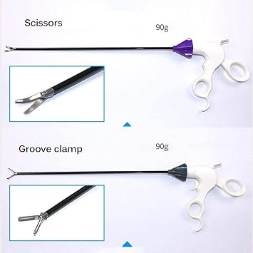 Laparoscopic Single Hole Training Box, Laparoscopic Simulation Instruments, Laparoscopic Trainer with HD Camera And Training Module for Training Teaching,Green