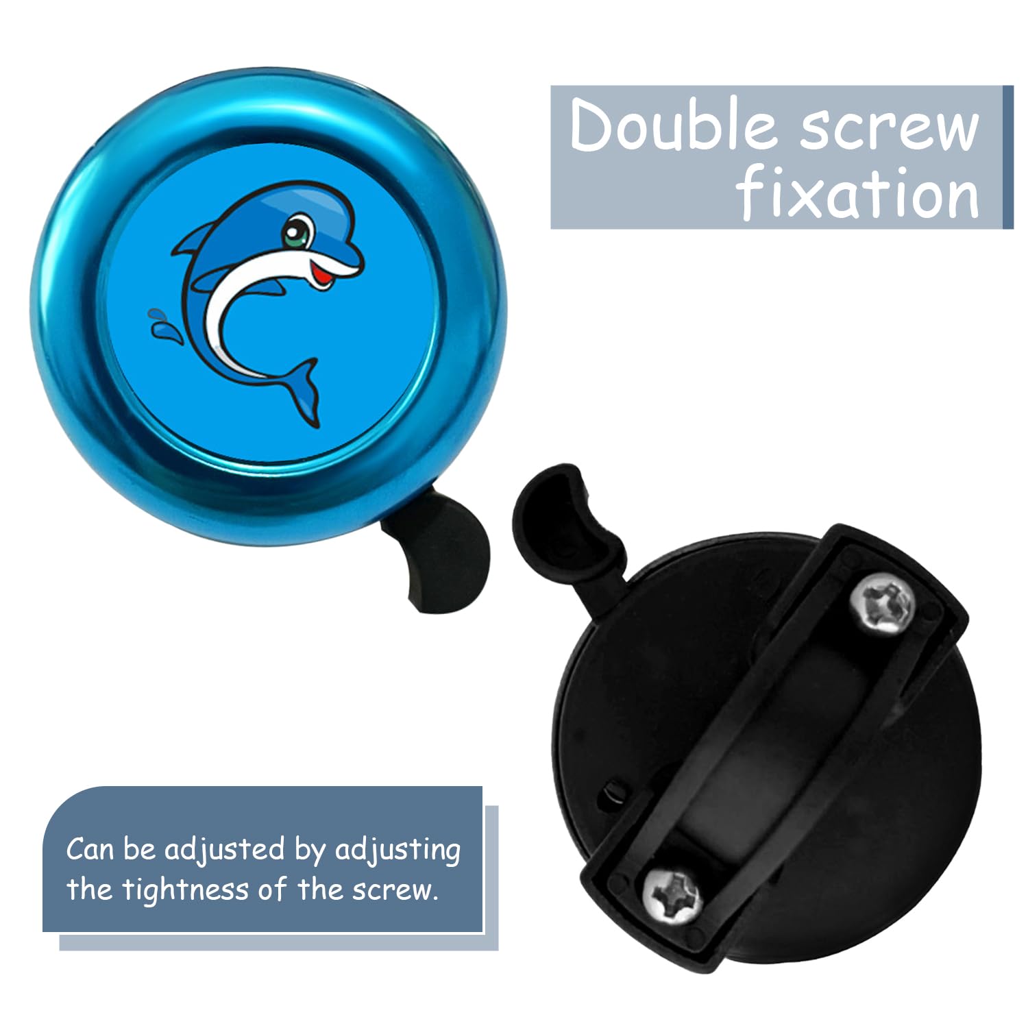 Campanello Per Bicicletta GUBOOM Per Bambini - Con Disegni Colorati, Suono Forte, Per Manubri 22 Mm - Foto 4