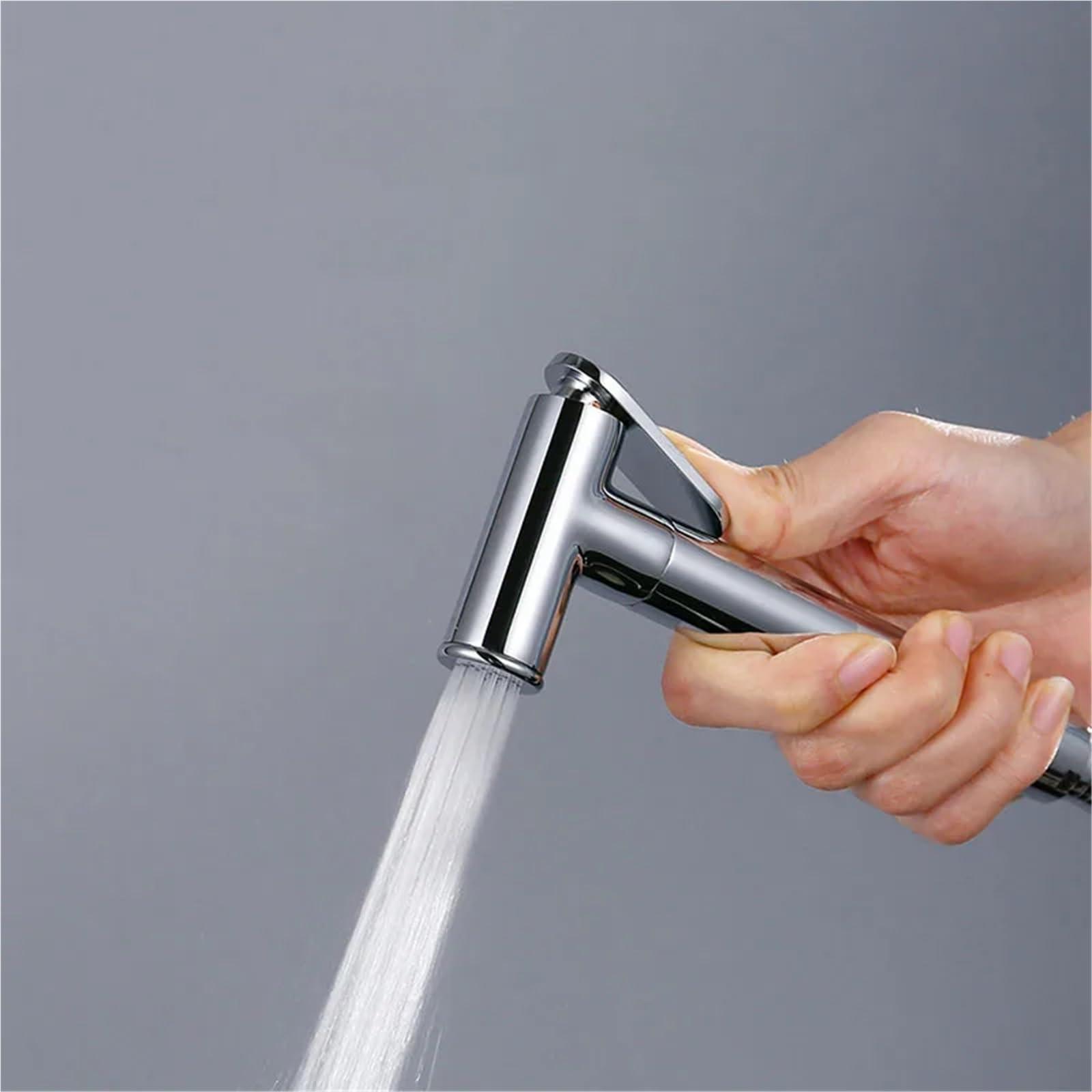 Kit spruzzatore for bidet portatile in ottone cromato