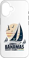 Vista 1 de Abaco Sloop Sailing Bahamas Regatta Sailboat Bahamian Flag Case for iPhone 16