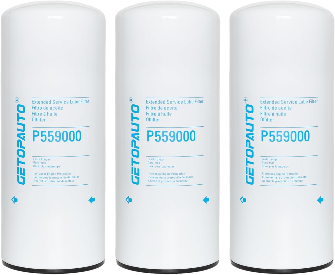 3PCS P559000 Oil/Lube Filter Compatible with ISX ISM QSX QSM QST X15 M11 Diesel Engines Replaces LF14000NN 4367100 LF9080 LF9001 LF14000NN BD7154 57746XD 600-211-1340
